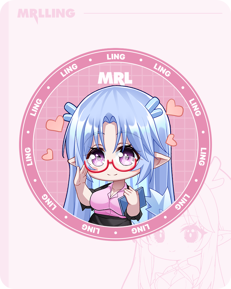 Ling Cute Button Badge—Kawaii Anime Lapel Pin