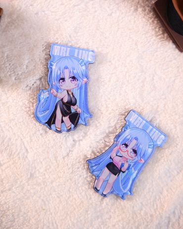 Ling Cute Fridge Magnet—Evening Gown Style