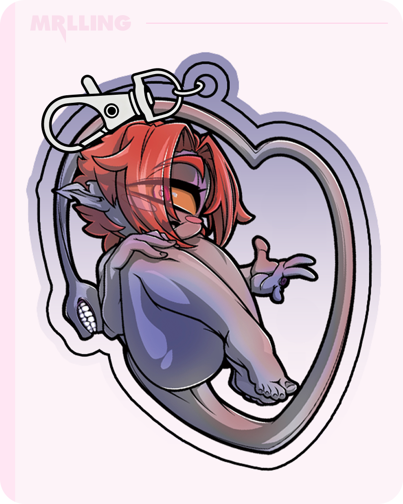 MRL x @NewDAWN130 Collectible One-Eyed Incubus Octus Acrylic Keychain