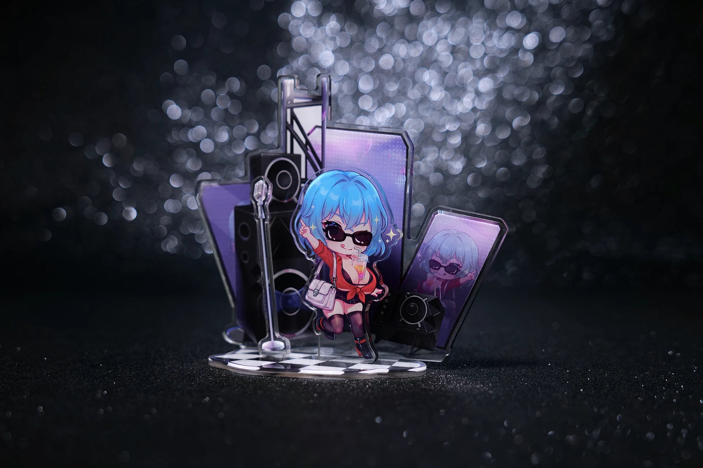 Nyakumi Akeno Stage Chibi Acrylic Standee