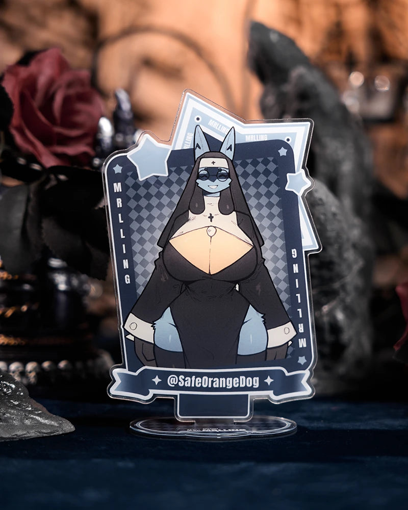 SafeOrangeDo × MRL Lucario Nun Anime Acrylic Stand