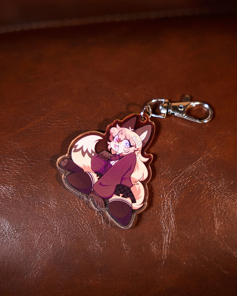 MRL x ShifterFox Anime Fox Girl Cute Keychain