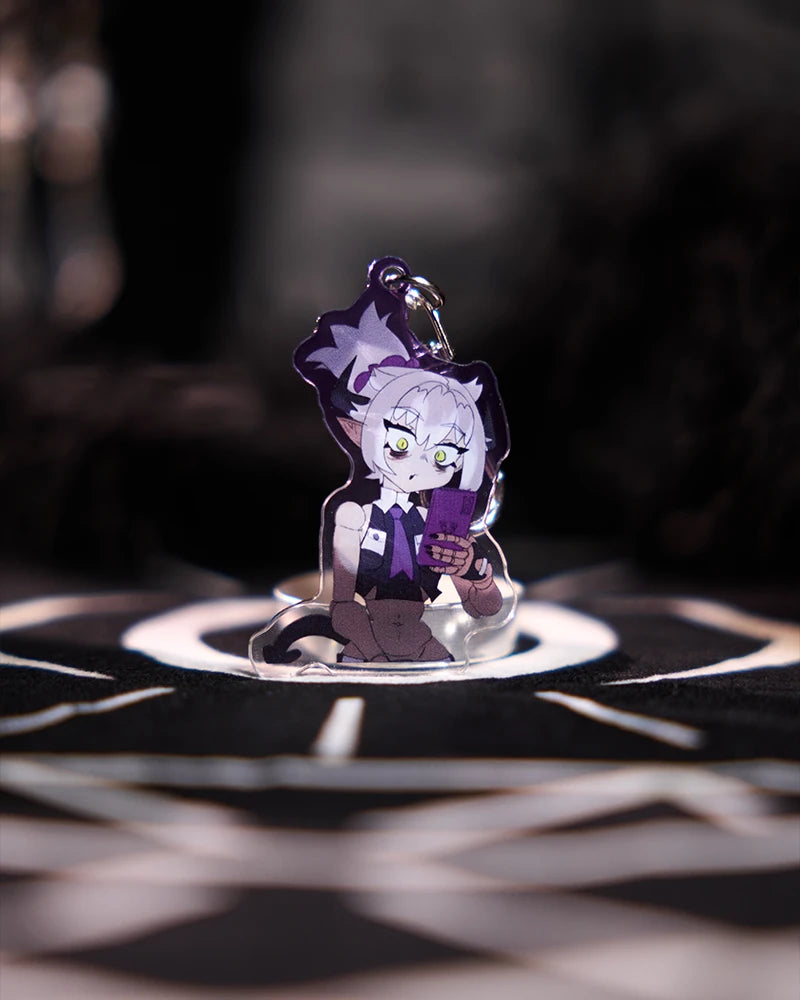 WilliamMejic x MRL Demon Girlfriend Cute Acrylic Keychain