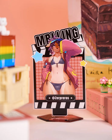 MRL x Zerpreros Anime Acrylic Stand with Squirrel Furry Character