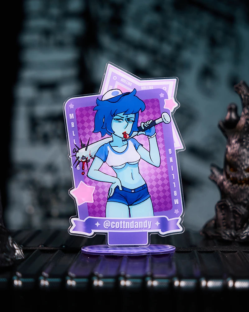 MRL x @cottndandy "LADY BOW" Acrylic Stand | Bad Girl Anime Merch