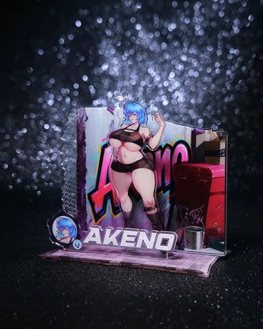 Nyakumi Akeno Combat Uniform Acrylic Stand