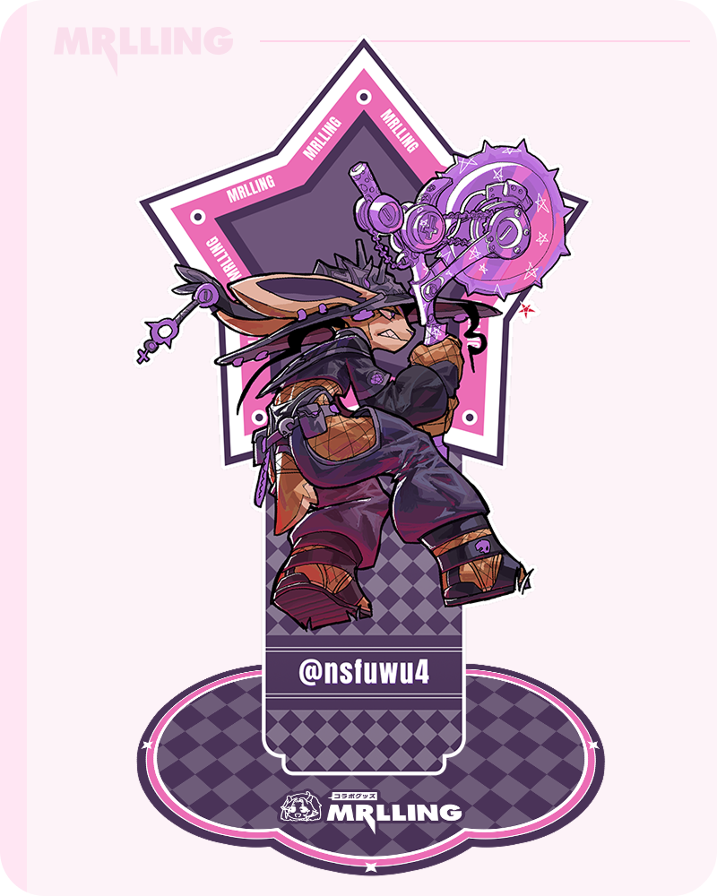 @nsfuwu4 x MRLLING Acrylic Standee Jackrabbit Losers Comic