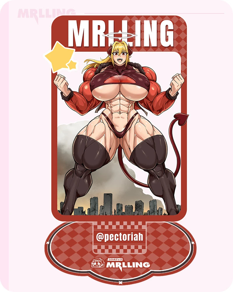 Sophia Overpowered Succubus Goddesses @pectoriah Acrylic Standee