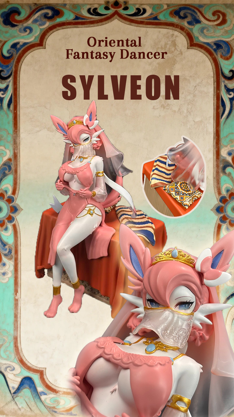 1/8 Oriental Fantasy Dancer Sylveon figure Anthro ver