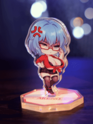 Nyakumi Akeno Eye-Tracking Chibi Acrylic Stand
