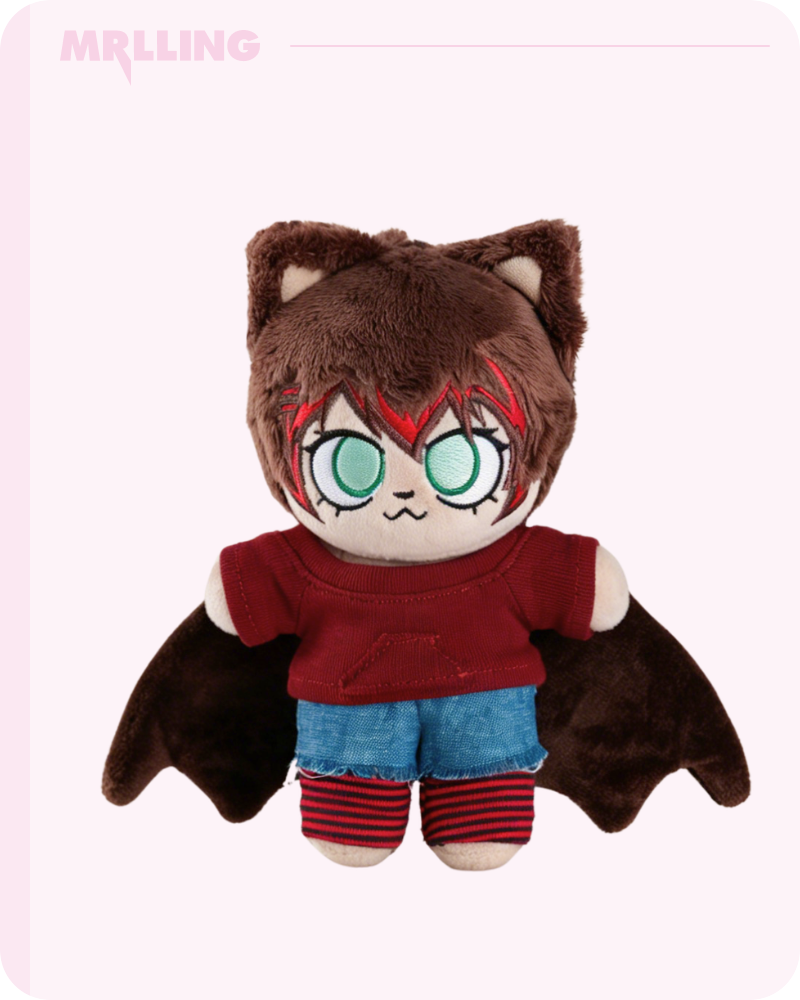 ArzyParzy X MRLLING 15cm Chibi Bat Alina Anime Plush