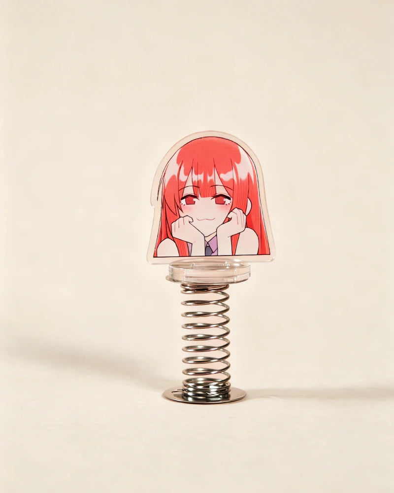 Miss M Anime Merch Acrylic Car Spring Rocker