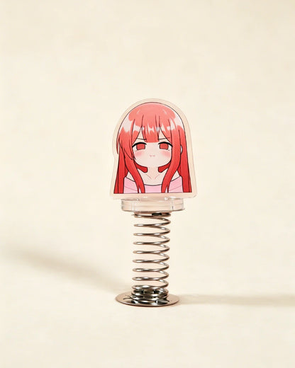 Miss M Anime Merch Acrylic Car Spring Rocker