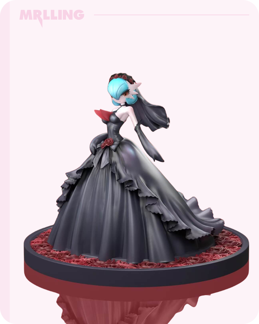 1/20 Black Wedding Dress Shiny Mega Gardevoir Figure