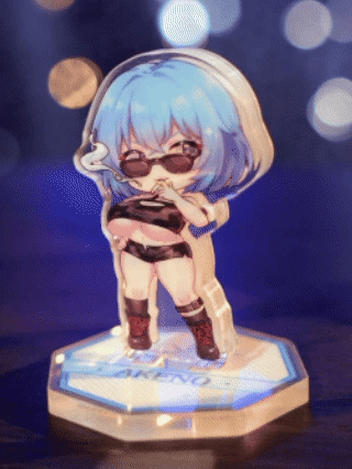 Nyakumi Akeno Eye-Tracking Chibi Acrylic Stand