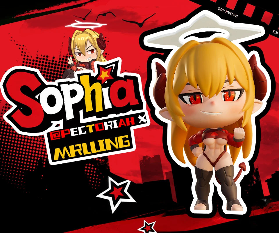 Pectoriah X MRLLING Sophia 10cm Chibi Figure Nendoroid