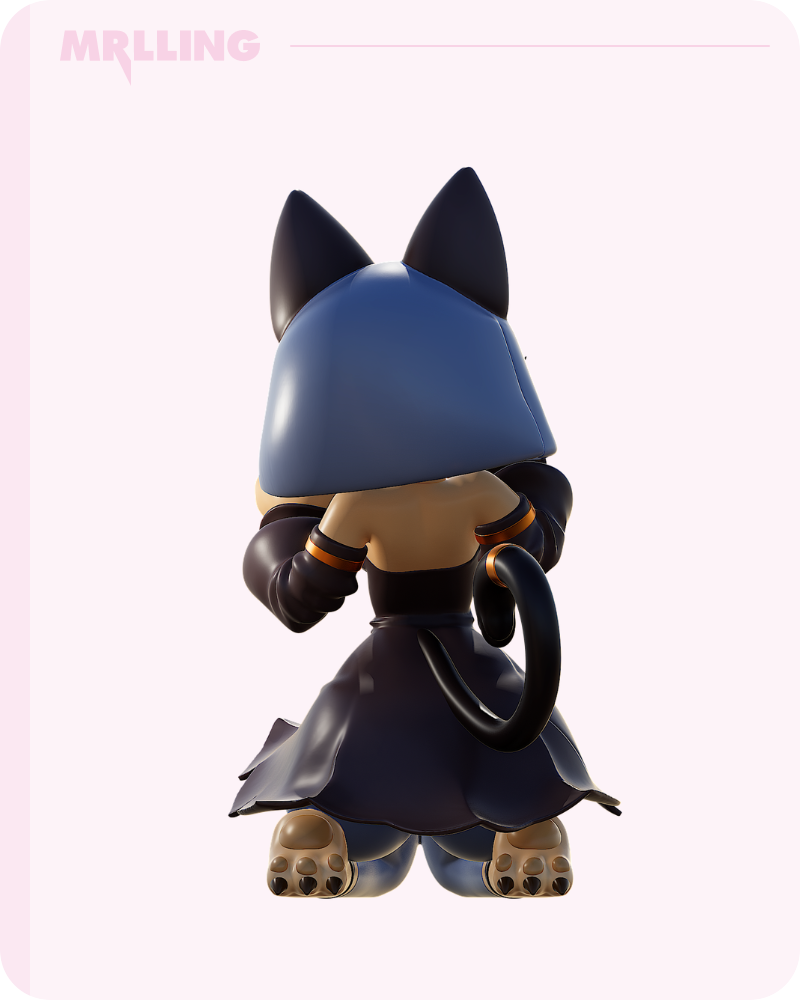 Sekhmet Cat Girl Furry Figure