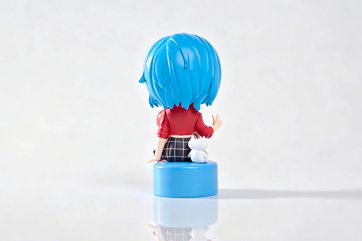 Nyakumi Akeno X MRLLING Chibi Figure WIth Catbro