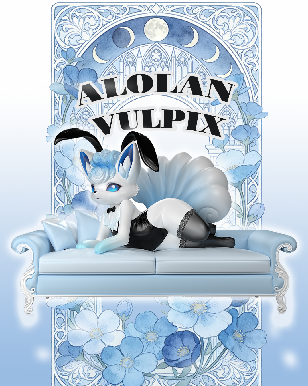 1/8 Bunny girl costume Alolan Vulpix figure