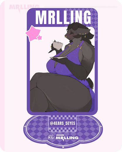 @4EARS_5EYES x MRL Goat Furry Anime Acrylic Stand