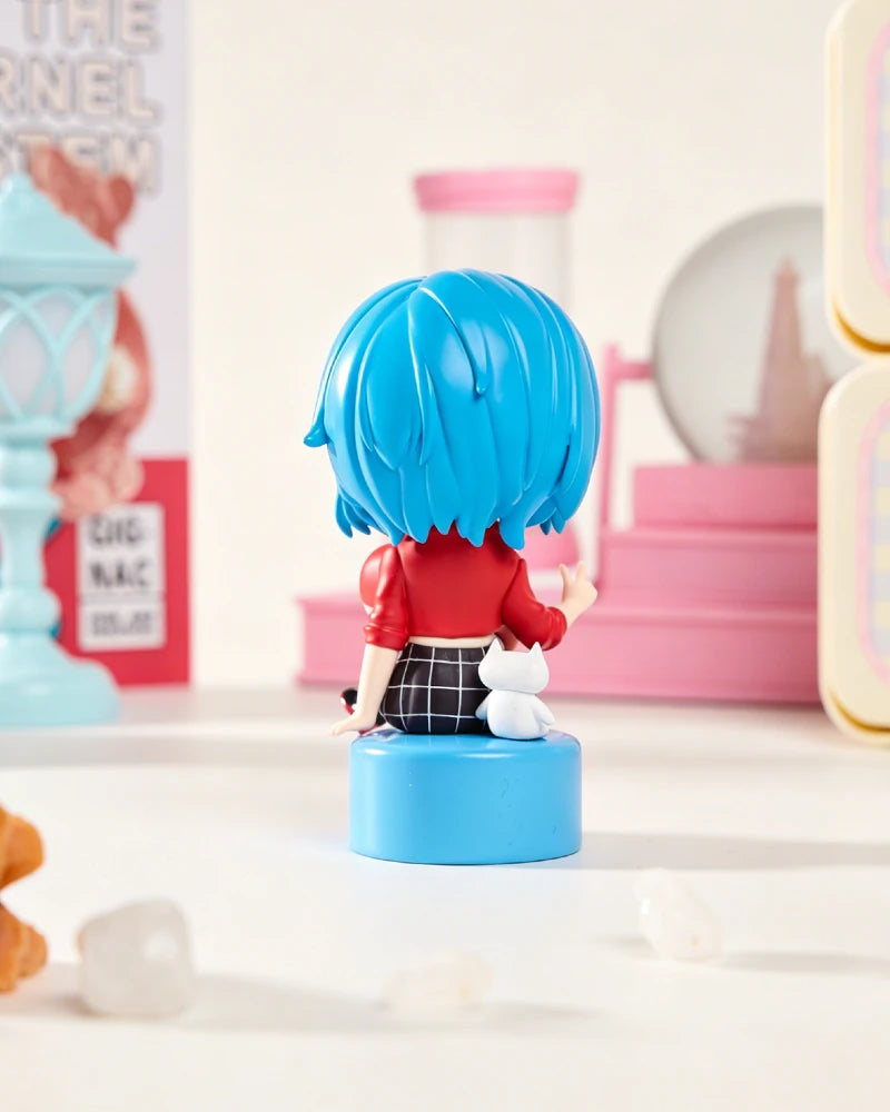 Nyakumi Akeno X MRLLING Chibi Figure WIth Catbro