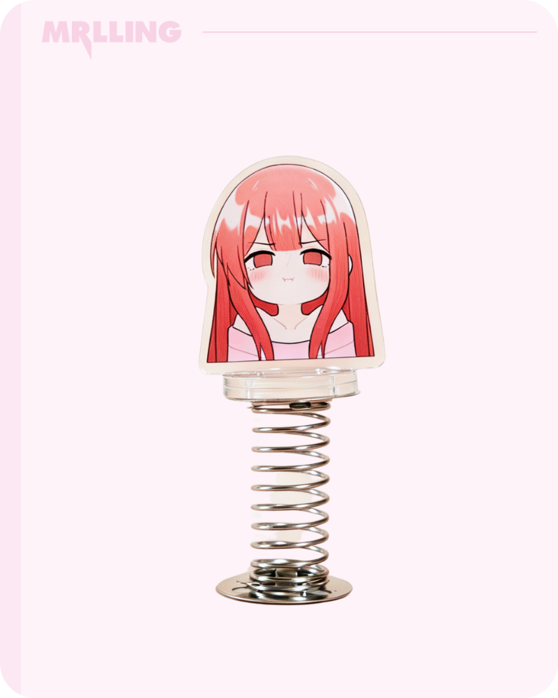 Miss M Anime Merch Acrylic Car Spring Rocker