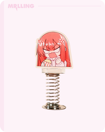 Miss M Anime Merch Acrylic Car Spring Rocker