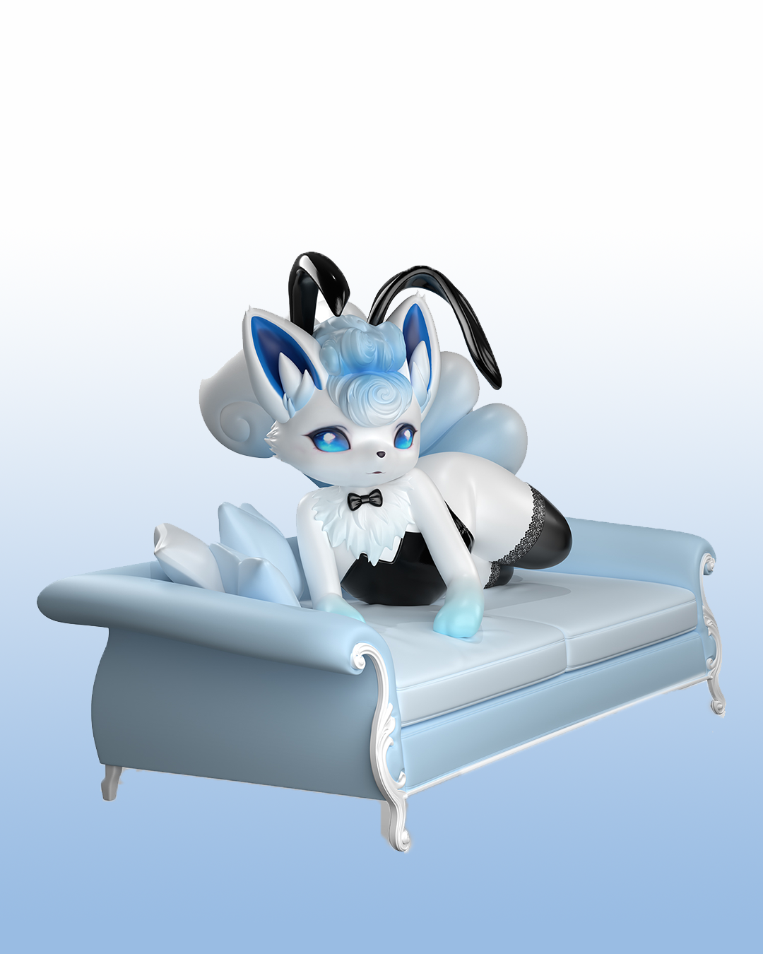 1/8 Bunny girl costume Alolan Vulpix figure