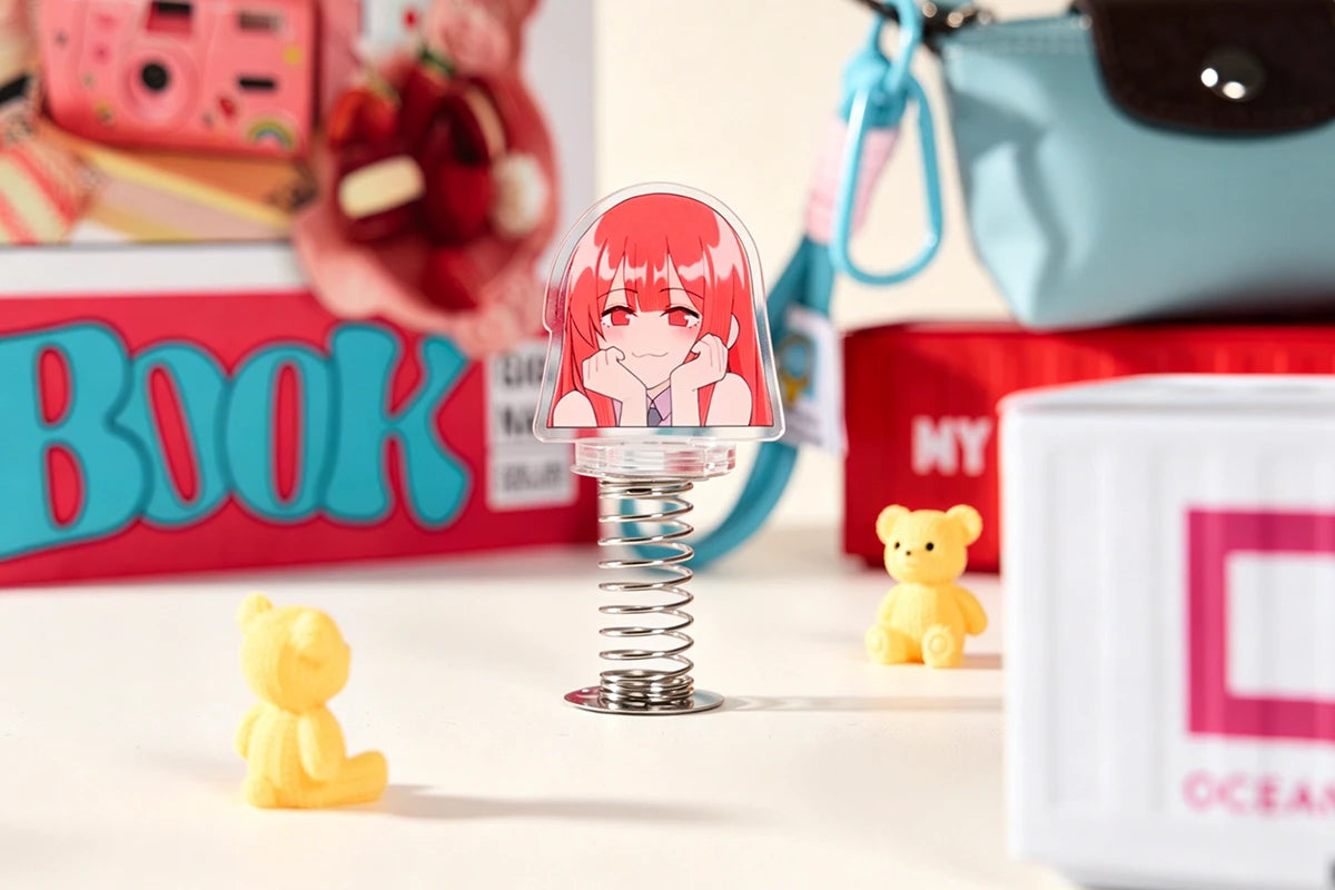 Miss M Anime Merch Acrylic Car Spring Rocker