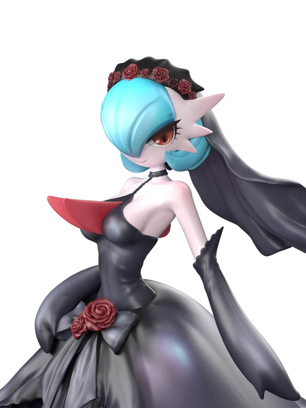 1/20 Black Wedding Dress Shiny Mega Gardevoir Figure