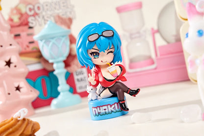 Nyakumi Akeno X MRLLING Chibi Figure WIth Catbro