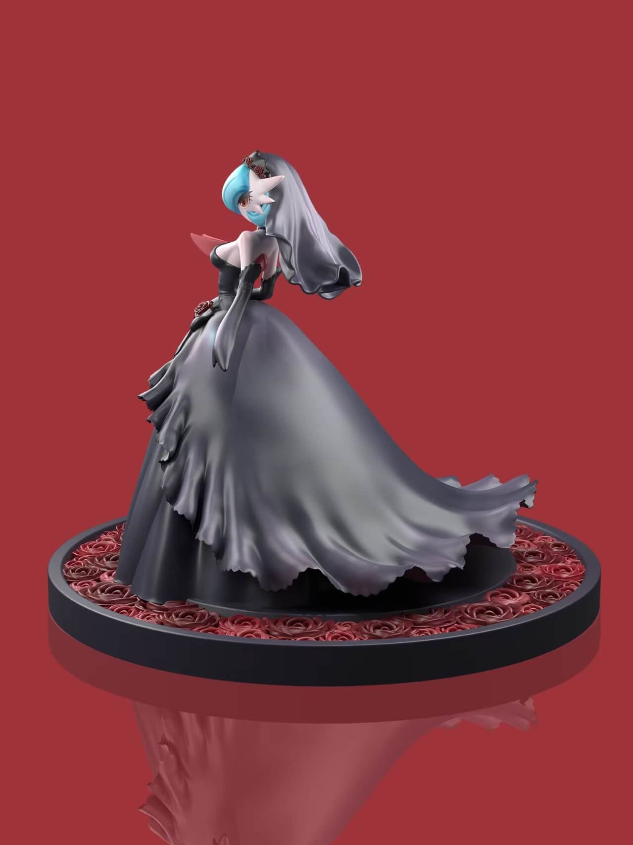 1/20 Black Wedding Dress Shiny Mega Gardevoir Figure