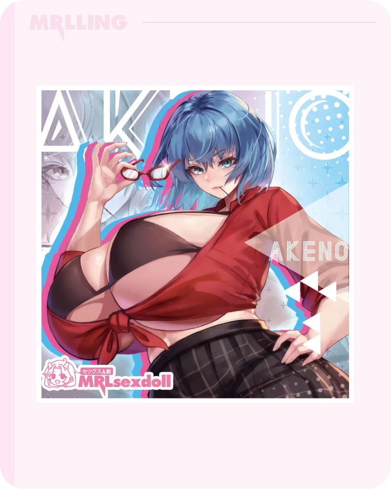 Nyakumi Akeno Cyberpunk Colored Paper