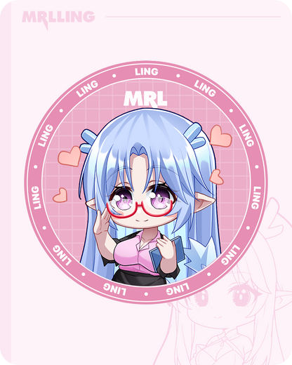 Ling Cute Button Badge—Kawaii Anime Lapel Pin