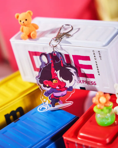 BalooDial x MRL Cute Acrylic Keychain – Succubus Chibi Style