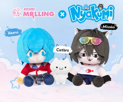 Shady Catbro Plush 10cm Nyakumi x MRLLING