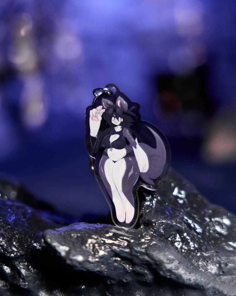 @CawwNsfw x MRL Furry Mouse Girl Acrylic Keychain