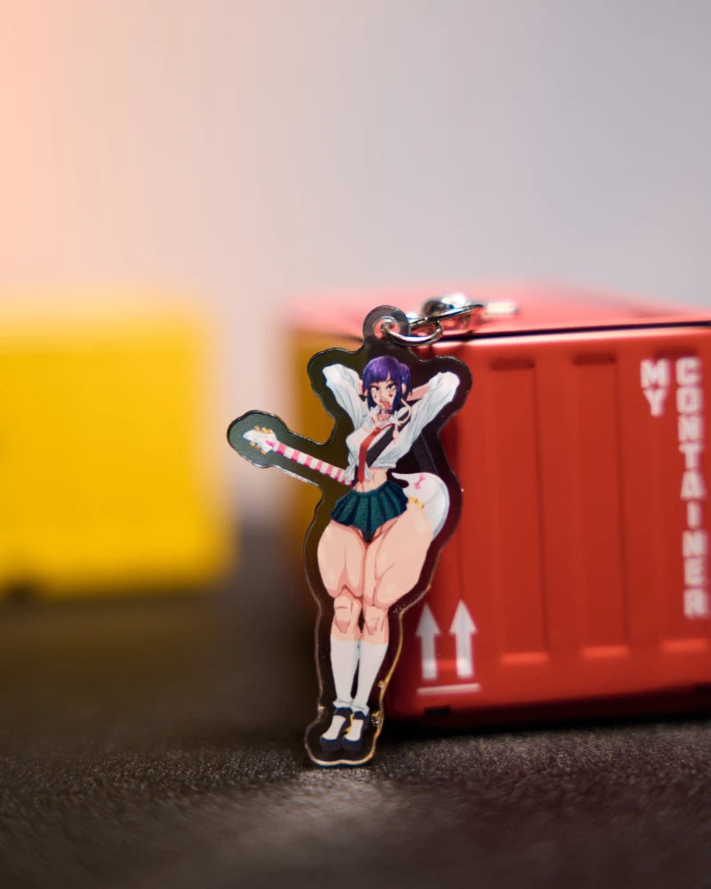 MRL x @DaysyMarunss Cute Punk Girl Acrylic Keychain