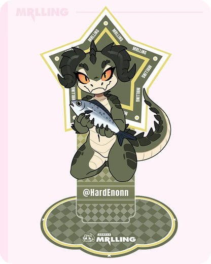 MRL x HardEnonn Cute Dinosaur Furry anime Acrylic stand