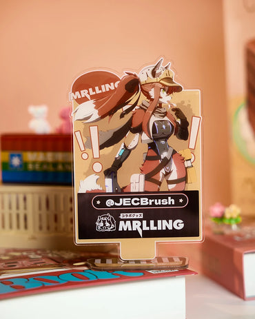 JECBrush x MRL Fox Furry Anime Acrylic Stand