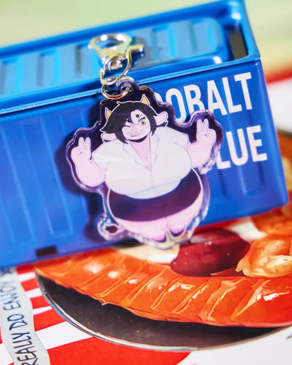 MRL x jaypixii Limited Edition Anime Cow Girl Keychain