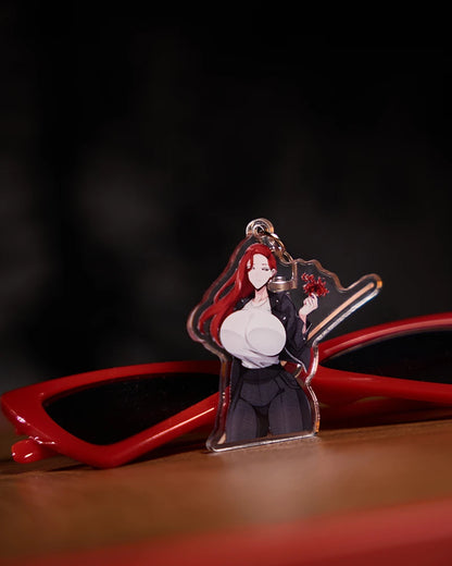 Owner1657 x MRL Collab: Sexy anime girl Acrylic Keychain