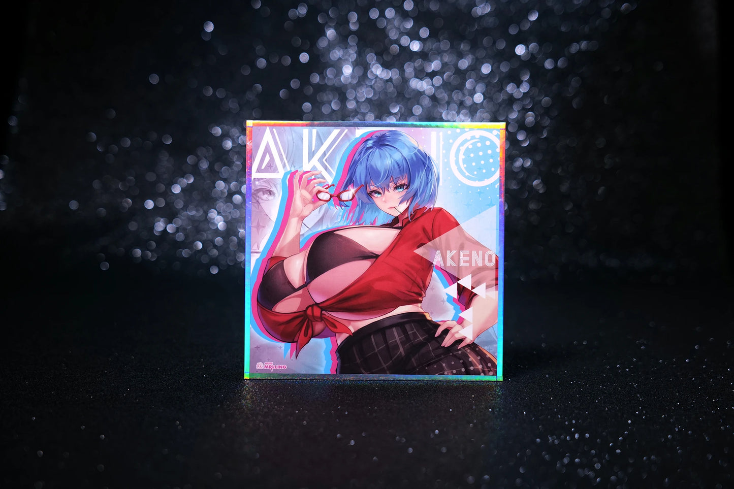 Nyakumi Akeno Cyberpunk Colored Paper