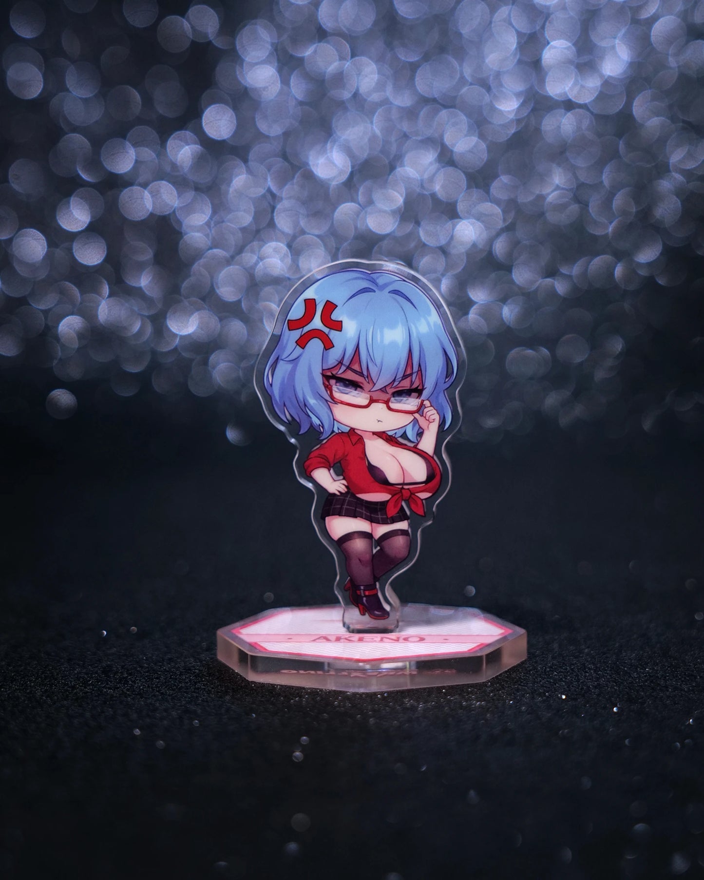 Nyakumi Akeno Eye-Tracking Chibi Acrylic Stand