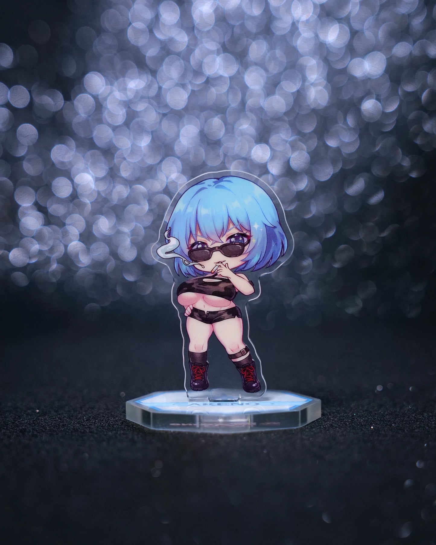 Nyakumi Akeno Eye-Tracking Chibi Acrylic Stand