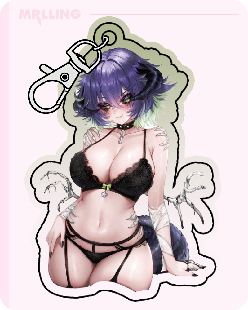 MRL x @QueensWrath_ Elf Queens Acrylic Keychain