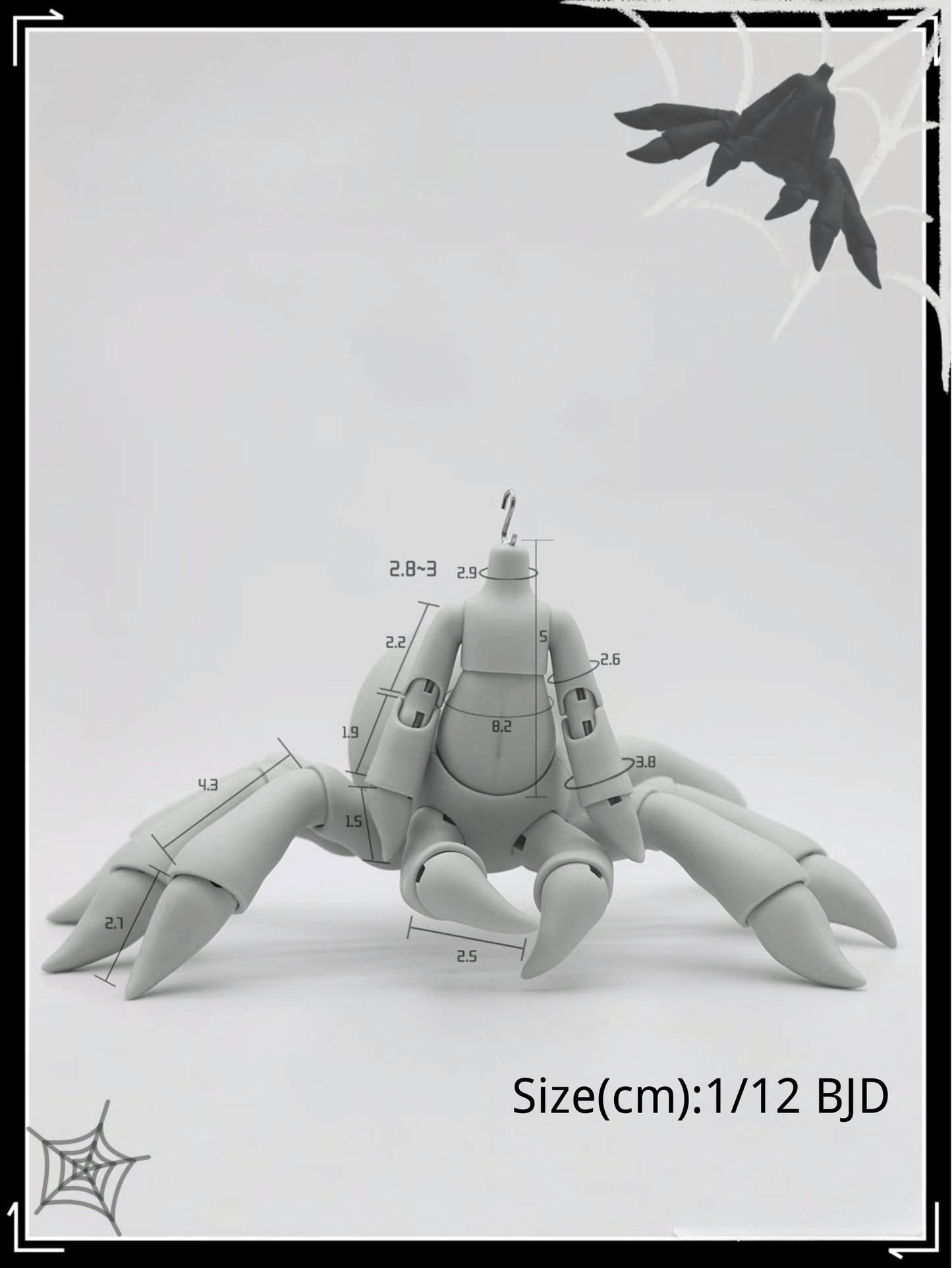 Spider BJD Doll Action Figure Monster Girl