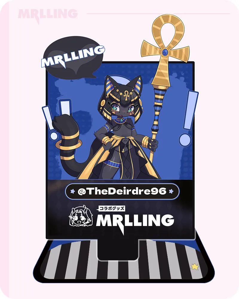 @TheDeirdre96 x MRL Pharaoh Cat Anime Acrylic Stand