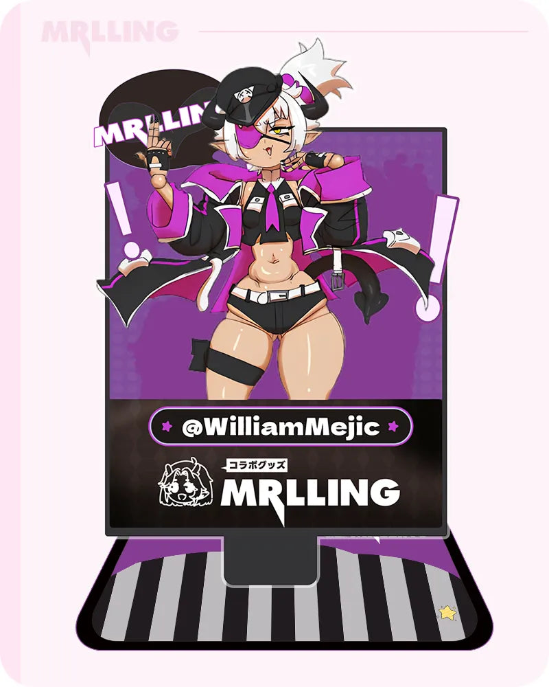MRL × WilliamMejic Demon Girlfriend Anime Acrylic Stand