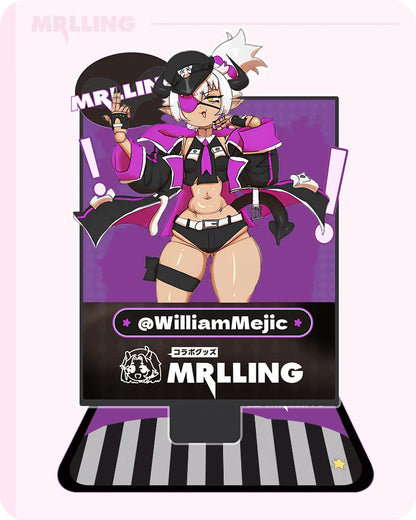 MRL × WilliamMejic Demon Girlfriend Anime Acrylic Stand